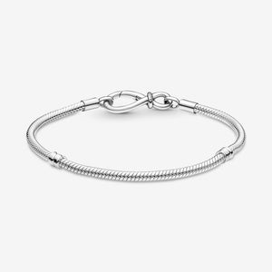 Pandora Moments Infinity Knot Snake Chain Bracelet - Fifth Avenue Jewellers