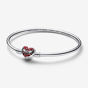 Pandora Moments Marvel Spider-Man Mask Clasp Bangle - Fifth Avenue Jewellers