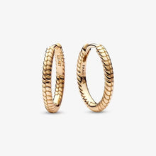 Load image into Gallery viewer, Pandora Moments Small Charm Hoop Earrings - Fifth Avenue Jewellers
