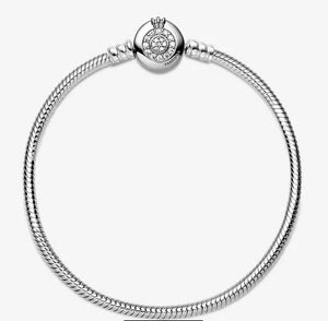 Pandora Moments Sparkling Crown O Snake Chain Bracelet - Fifth Avenue Jewellers