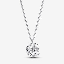 Load image into Gallery viewer, Pandora Moon &amp; Spinning Tree of Life Pendant Necklace - Fifth Avenue Jewellers
