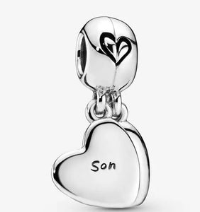 Pandora Mother & Son Split Heart Dangle Charm - Fifth Avenue Jewellers
