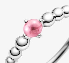 Load image into Gallery viewer, Pandora October Petal Pink Beaded Ring - Fifth Avenue Jewellers
