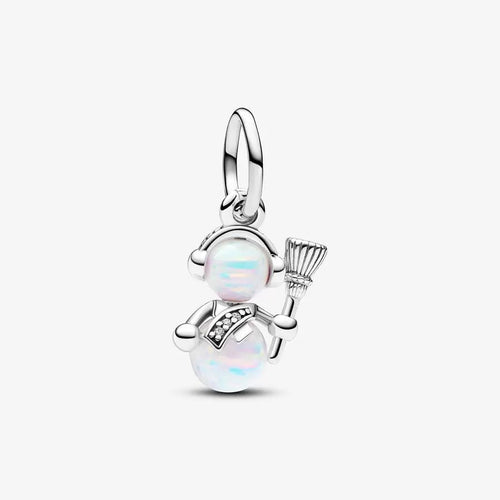 Pandora Opalescent Snowman Dangle Charm - Fifth Avenue Jewellers
