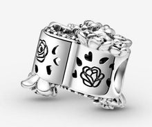 Load image into Gallery viewer, Pandora Open Heart &amp; Rose Flowers Charm - Fifth Avenue Jewellers
