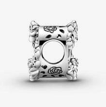 Load image into Gallery viewer, Pandora Open Heart &amp; Rose Flowers Charm - Fifth Avenue Jewellers

