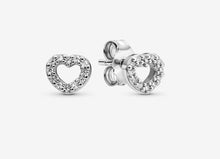 Load image into Gallery viewer, Pandora Open Heart Stud Earrings - Fifth Avenue Jewellers
