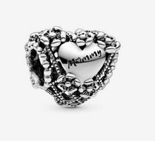 Load image into Gallery viewer, Pandora Openwork Flower Heart Mommy - Fifth Avenue Jewellers
