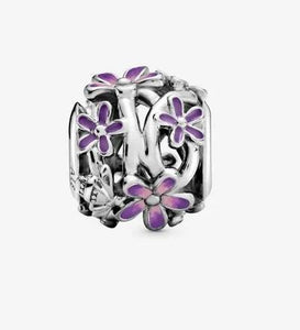 Pandora Openwork Purple Daisy Charm - Fifth Avenue Jewellers