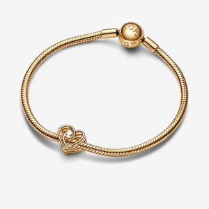 Pandora Openwork Swirling Heart & Treated Freshwater Cultured Pearl Charm - Fifth Avenue Jewellers