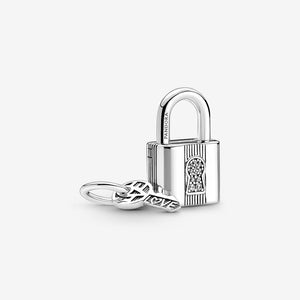 louis vuitton silver lock and key