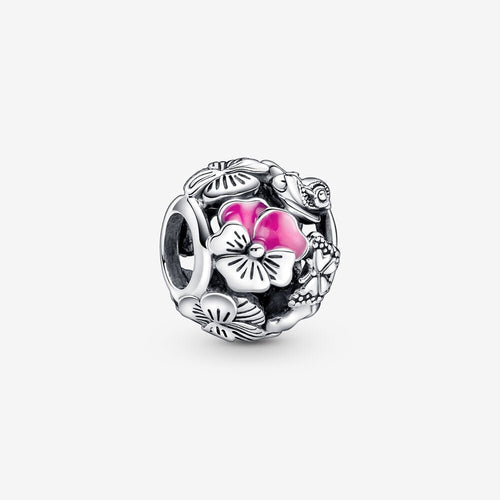 Pandora Pansy Flower Friends Charm - Fifth Avenue Jewellers