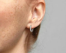 Load image into Gallery viewer, Pandora Pavé Heart Hoop Earrings - Fifth Avenue Jewellers

