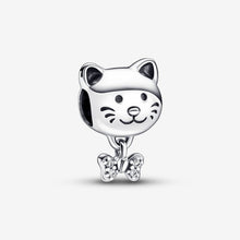 Load image into Gallery viewer, Pandora Pet Cat &amp; Bow Charm - Fifth Avenue Jewellers
