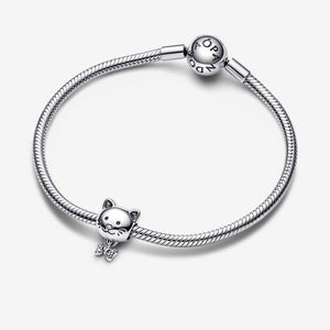 Pandora Pet Cat & Bow Charm - Fifth Avenue Jewellers