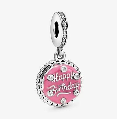 Pandora Pink Birthday Cake Dangle Charm - Fifth Avenue Jewellers