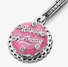 Load image into Gallery viewer, Pandora Pink Birthday Cake Dangle Charm - Fifth Avenue Jewellers

