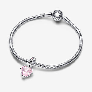Pandora Pink Family Tree & Heart Dangle Charm - Fifth Avenue Jewellers