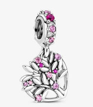 Load image into Gallery viewer, Pandora Pink Heart Family Tree Dangle Charm - Fifth Avenue Jewellers
