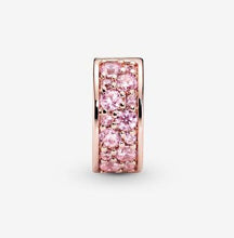 Load image into Gallery viewer, Pandora Pink Pavé Clip Charm - Fifth Avenue Jewellers
