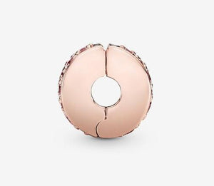 Pandora Pink Pavé Clip Charm - Fifth Avenue Jewellers
