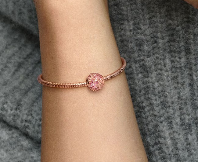 Bracelet Pandora Rose Gold Daisy Charm Pandoraβ’ Pink Daisy Flower