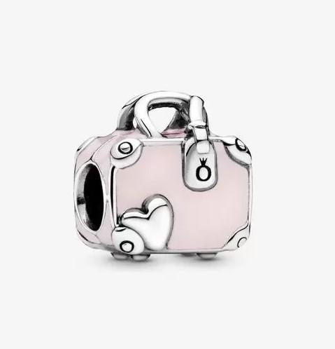 Pandora Pink Travel Bag Charm - Fifth Avenue Jewellers