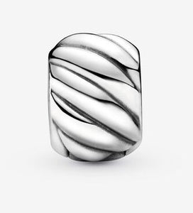Pandora Polished Feathered Clip Charm - Fifth Avenue Jewellers