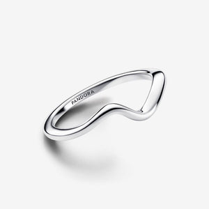 Pandora Polished Wave Ring - Fifth Avenue Jewellers