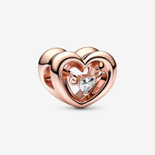 Load image into Gallery viewer, Pandora Radiant Heart &amp; Floating Stone Charm - Fifth Avenue Jewellers
