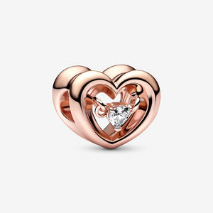 Pandora Radiant Heart & Floating Stone Charm - Fifth Avenue Jewellers