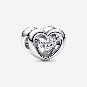 Pandora Radiant Heart & Floating Stone Charm - Fifth Avenue Jewellers