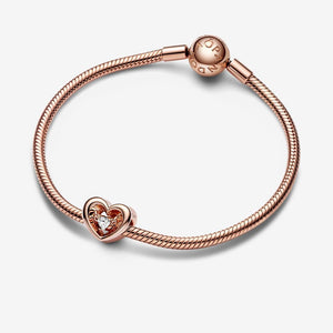 Pandora Radiant Heart & Floating Stone Charm - Fifth Avenue Jewellers