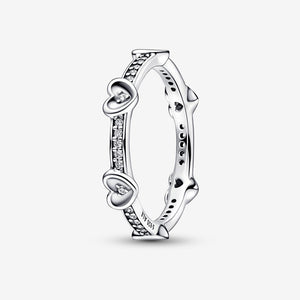Pandora Radiant Sparkling Hearts Ring - Fifth Avenue Jewellers