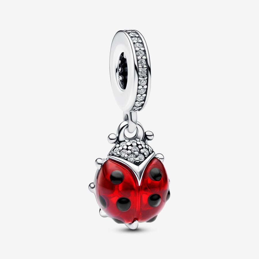 Pandora Red Ladybird Dangle Charm - Fifth Avenue Jewellers