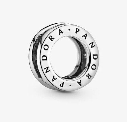 Pandora Reflexions Logo Circle Clip Charm - Fifth Avenue Jewellers