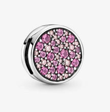 Load image into Gallery viewer, Pandora Reflexions Pink Pavé Clip Charm - Fifth Avenue Jewellers
