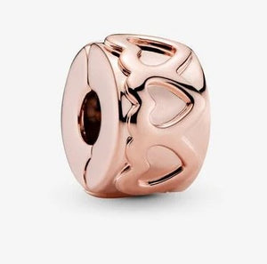 Pandora Rose Band of Hearts Clip - Fifth Avenue Jewellers