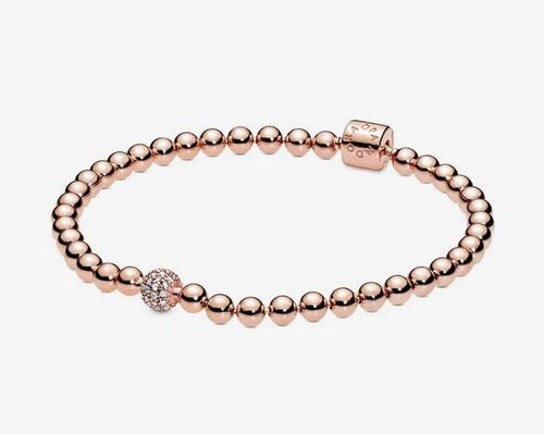 Pandora Rose Beads & Pavé Bracelet - Fifth Avenue Jewellers