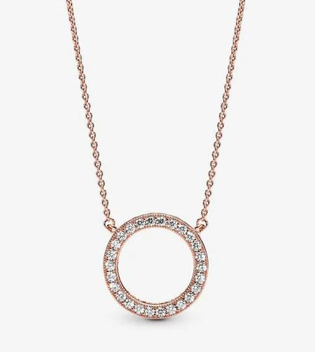 Pandora Rose Circle of Sparkle Necklace - Fifth Avenue Jewellers