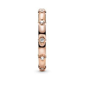 Pandora Rose Flower Petal Band Ring - Fifth Avenue Jewellers