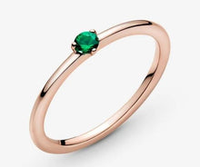 Load image into Gallery viewer, Pandora Rose Green Solitaire Ring - Fifth Avenue Jewellers
