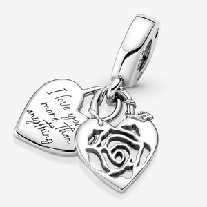 Pandora Rose Heart Padlock Dangle Charm - Fifth Avenue Jewellers