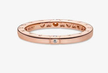 Load image into Gallery viewer, Pandora Rose Logo &amp; Hearts Ring - Fifth Avenue Jewellers
