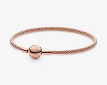Load image into Gallery viewer, Pandora Rose Moments Mesh Bracelet - Fifth Avenue Jewellers
