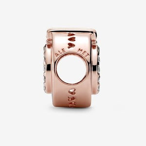 Pandora Rose Open Centre Pavé Crown O Charm - Fifth Avenue Jewellers