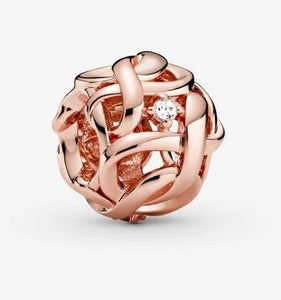 Pandora Rose Openwork Woven Infinity Charm - Fifth Avenue Jewellers