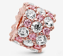 Load image into Gallery viewer, Pandora Rose Pink &amp; Clear Sparkle Charm - Fifth Avenue Jewellers
