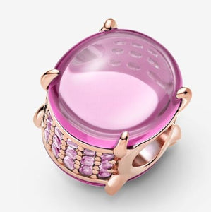 Pandora Rose Pink Oval Cabochon Charm - Fifth Avenue Jewellers
