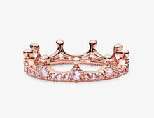 Load image into Gallery viewer, Pandora Rose Pink Sparkling Crown Ring - Fifth Avenue Jewellers
